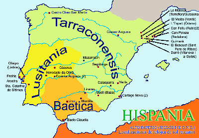 División de Hispania con Augusto