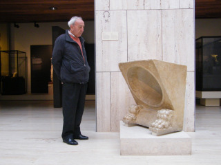 Jacinto del Buey Pérez en el Museo Arqueológico Nacional (España)