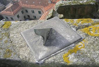 Reloj testigo Torre Berenguela, Santiago de Compostela, Coruña (foto de Francesc Llop i Bayo)