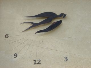 Reloj de sol en El Palomar (Valencia, ES) (foto de Luis E. Vadillo Sacristán)