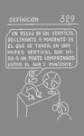 Reloj vertical declinante a poniente