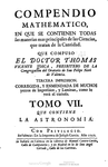 Compendio Mathematico TOMO VII. Astronomia - Tomás Vicente Tosca - Edición de 1757 (1ª Ed. en 1710-1715)