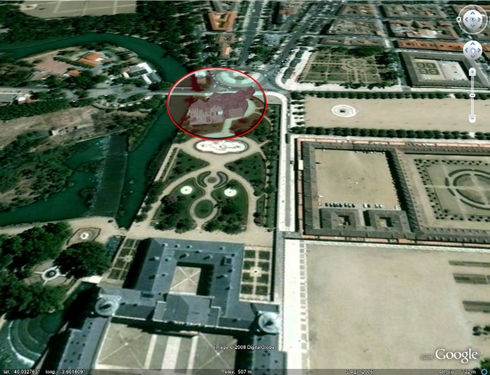 Palacio de Aranjuez (fotomontaje)